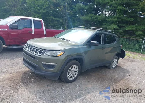 2018 Jeep Compass Sport Fwd from USA, damaged, VIN 3C4NJCAB0JT308889